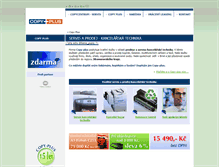 Tablet Screenshot of copy-plus.cz